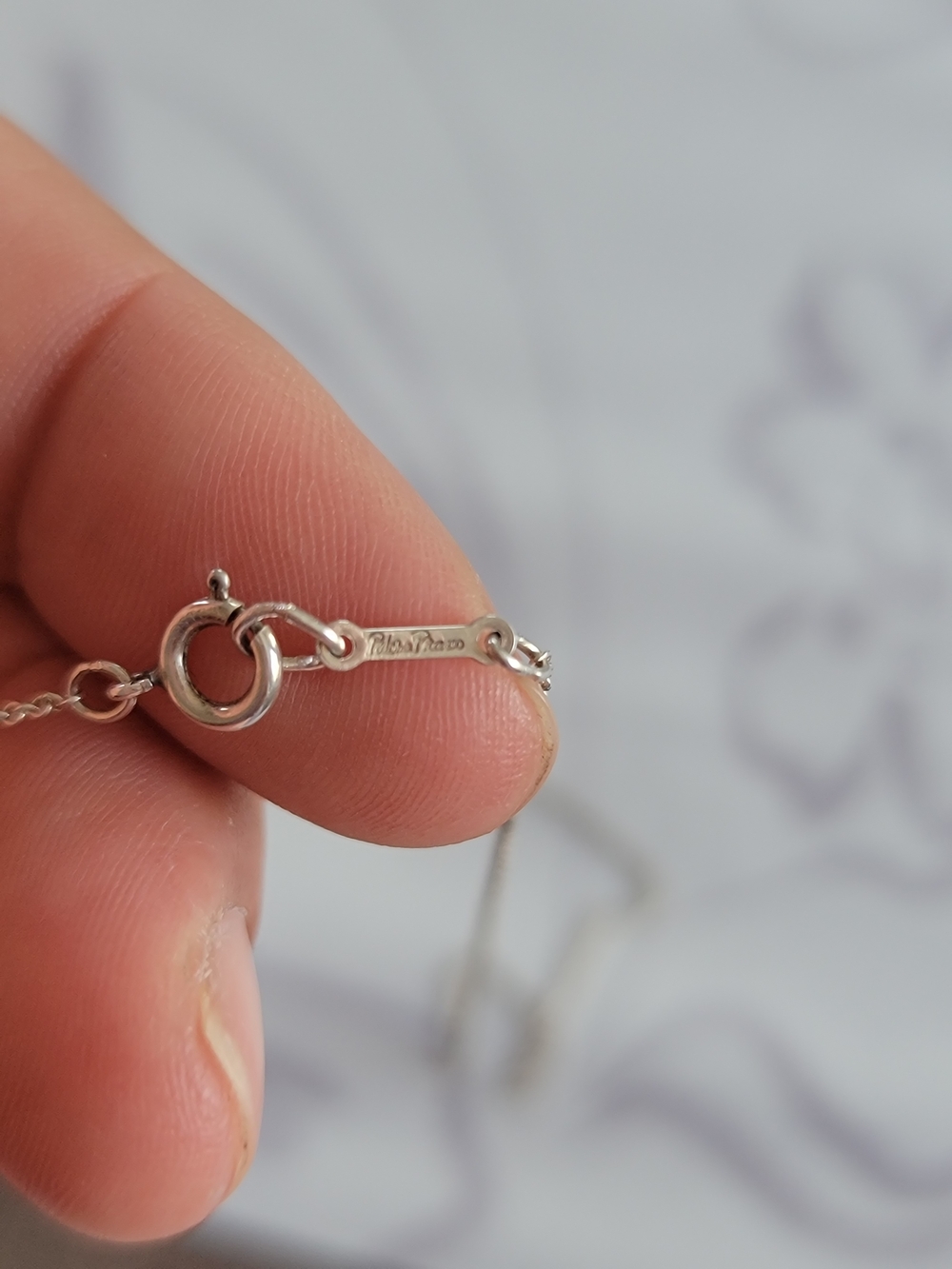 Tiffany & Co. Sterling Silver Heart Tag Pendant Necklace - Silver - Picture 4 of 5
